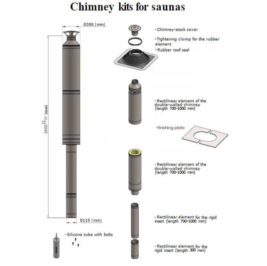 Chimney Set for out the Top