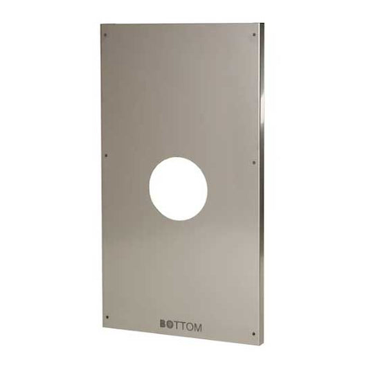 23"x42" Stainless Back Wall Plate with Hole